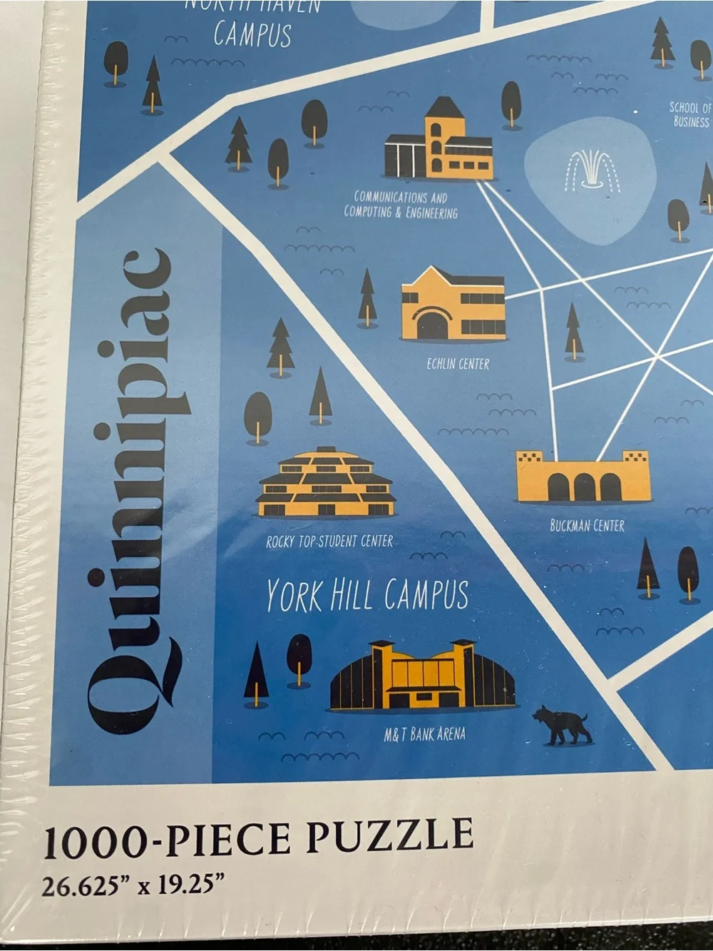 NEW Quinnipiac University Campus 1000-Piece Jigsaw Puzzle